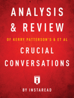 Analysis & Review of Kerry Patterson’s & et al Crucial Conversations