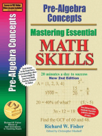 Pre-Algebra Concepts 2nd Edition, Mastering Essential Math Skills: 20 minutes a day to success