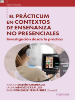 El Prácticum en contextos de enseñanza no presenciales: Investigación desde la práctica