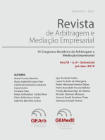 Revista de Arbitragem e Mediação Empresarial: VI Congresso Brasileiro de Arbitragem e Mediação Empresarial- CBAME