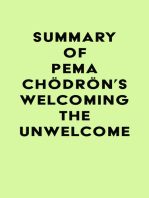 Summary of Pema Chödrön's Welcoming the Unwelcome