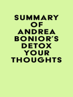 Summary of Andrea Bonior's Detox Your Thoughts