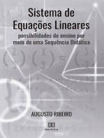 Sistema de Equações Lineares: possibilidades de ensino por meio de uma Sequência Didática