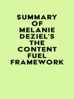 Summary of Melanie Deziel's The Content Fuel Framework