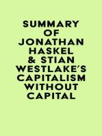 Summary of Jonathan Haskel & Stian Westlake's Capitalism without Capital