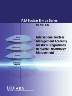 International Nuclear Management Academy Master’s Programmes in Nuclear Technology Management