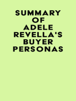 Summary of Adele Revella's Buyer Personas