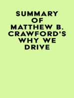 Summary of Matthew B. Crawford's Why We Drive