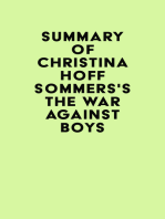 Summary of Christina Hoff Sommers's The War Against Boys