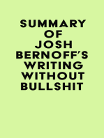 Summary of Josh Bernoff's Writing Without Bullshit