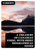 A Treasury of Canadian Verse, with Brief Biographical Notes