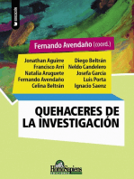 Quehaceres de la investigación