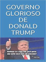 GOVERNO GLORIOSO DE DONALD TRUMP: POLÍTICA