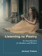 Listening to Poetry: An Introduction for Readers and Writers