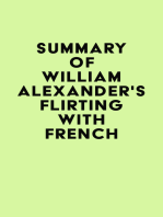 Summary of William Alexander's Flirting with French