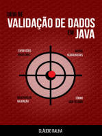 Guia De Validação De Dados Em Java