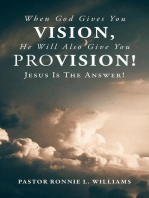 When God Gives You Vision, He Will Also Give You Provision!: Jesus Is The Answer!