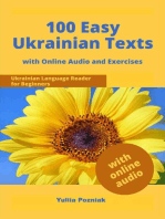 100 Easy Ukrainian Texts: Ukrainian Language Reader for Beginners with Audio and Exercises