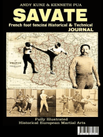 SAVATE: French foot fencing Historical & Technical Journal Fully Illustrated Historical European Martial Arts