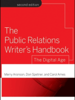 The Public Relations Writer's Handbook: The Digital Age