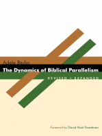 The Dynamics of Biblical Parallelism