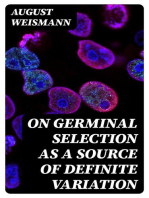 On Germinal Selection as a Source of Definite Variation