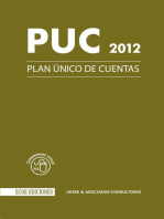 PUC 2012: Plan único de cuentas