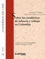 Sobre las estadísticas de infancia y trabajo en colombia