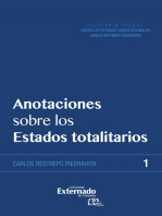 Anotaciones sobre los estados totalitarios. con estudio preliminar del doctor césar vallejo. colección de estudios