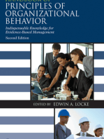 Handbook of Principles of Organizational Behavior: Indispensable Knowledge for Evidence-Based Management