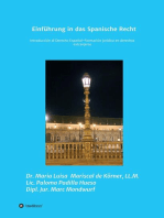 Einführung in das Spanische Recht: Introducción al Derecho Español-Formación juridica en derechos extranjeros