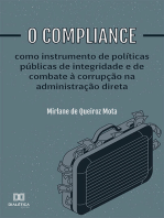 O compliance como instrumento de políticas públicas de integridade e de combate à corrupção na administração direta