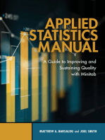 Applied Statistics Manual: A Guide to Improving and Sustaining Quality with Minitab