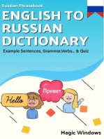 English to Russian Dictionary: Words Without Borders: Bilingual Dictionary Series