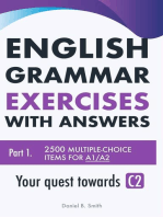 English Grammar Exercises with answers Part 1: Your quest towards C2