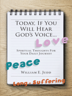 Today, If You Will Hear God's Voice...: Spiritual Thoughts for Your Daily Journey