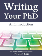 Writing Your PhD: An Introduction: PhD Knowledge, #4