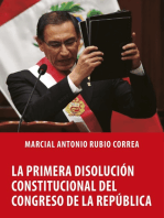 La primera disolución constitucional del Congreso de la República