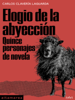 Elogio de la abyección: Quince personajes de novela