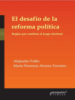 El desafío de la reforma política: reglas que cambian el juego electoral