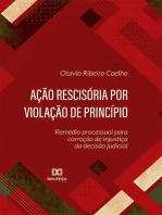 Ação rescisória por violação de princípio: remédio processual para correção de injustiça da decisão judicial