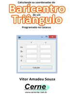 Calculando As Coordenadas Do Baricentro De Um Triângulo Programado No Lazarus