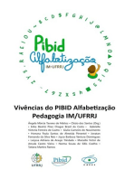 Vivências Do Pibid Alfabetização Pedagogia Im/ufrrj