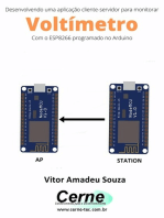 Desenvolvendo Uma Aplicação Cliente-servidor Para Monitorar Voltímetro Com O Esp8266 Programado No Arduino