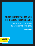 British Orientalism and the Bengal Renaissance: The Dynamics of Indian Modernization 1773-1835