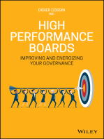 High Performance Boards: Improving and Energizing your Governance