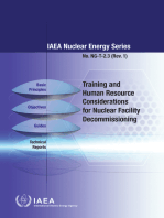 Training and Human Resource Considerations for Nuclear Facility Decommissioning