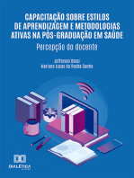 Capacitação sobre estilos de aprendizagem e metodologias ativas na pós-graduação em saúde: percepção do docente