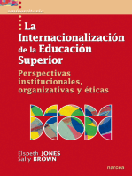 La internacionalización de la Educación Superior: Perspectivas institucionales, organizativas y éticas