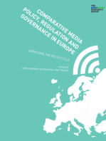 Comparative Media Policy, Regulation and Governance in Europe - Chapter 1: Chapter 1: Why Study Media Policy and Regulation?